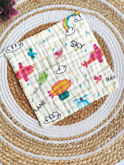 Muslin Colored Wipes - Crinkled 6 Layered image 19