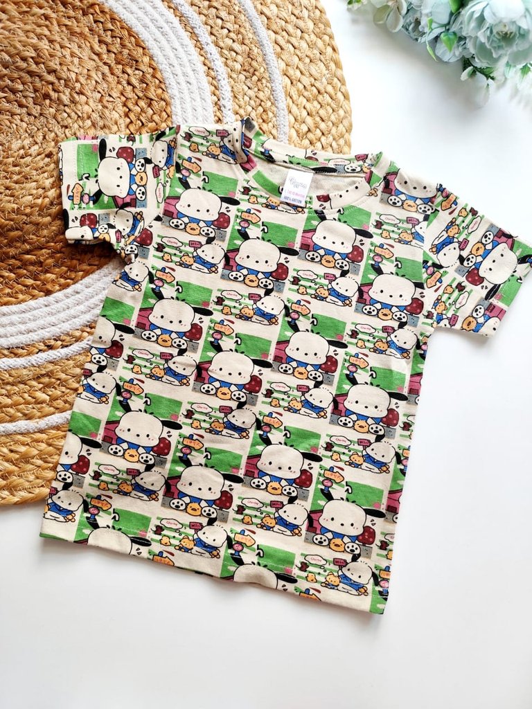 Kids Cotton tops - Pochacco & Friends Character Print