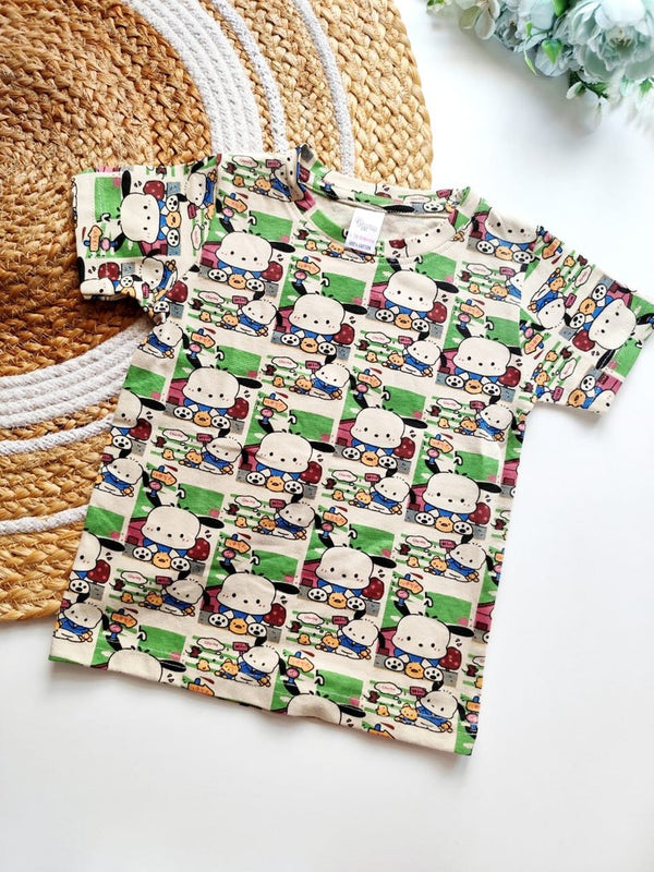 Kids Cotton tops - Pochacco & Friends Character Print