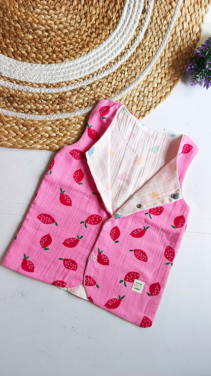 Reversible Muslin Jabla (Open to Check Print Variations) image 10