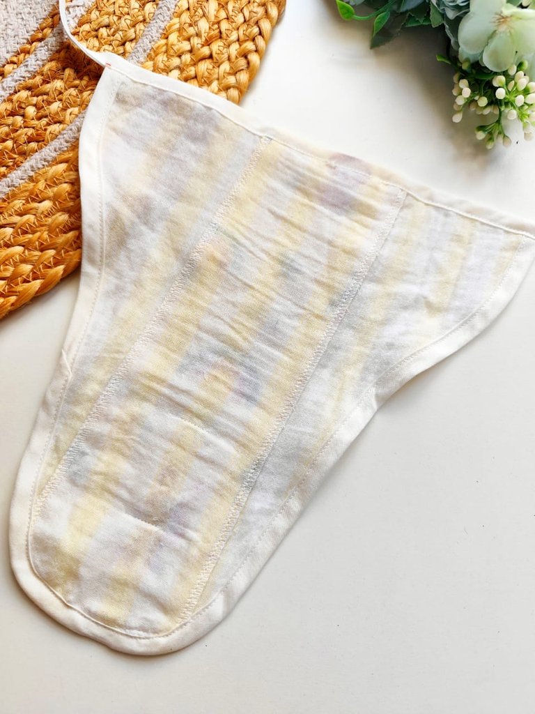 Muslin 3 Layered Nappies - Subtle Pastel Stripe