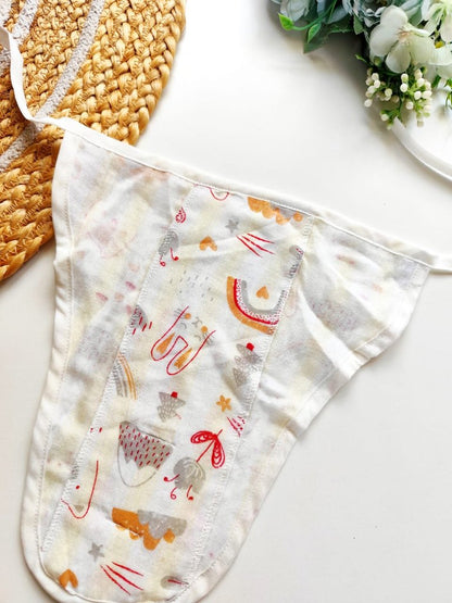Muslin 3 Layered Nappies - Whimsical Adventure