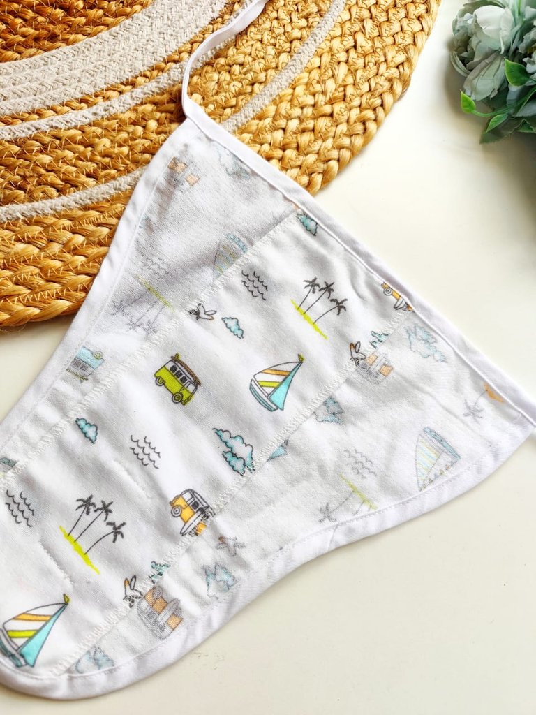 Muslin 3 Layered Nappies - Adventure Print