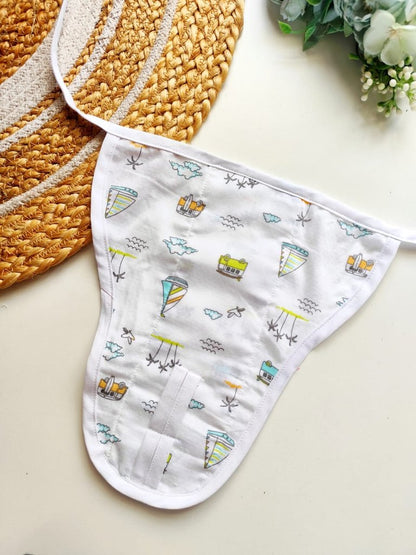 Muslin 3 Layered Nappies - Adventure Print