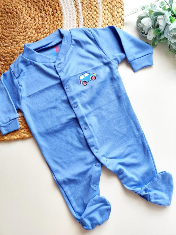 Jumpsuit - Blue Car Print
