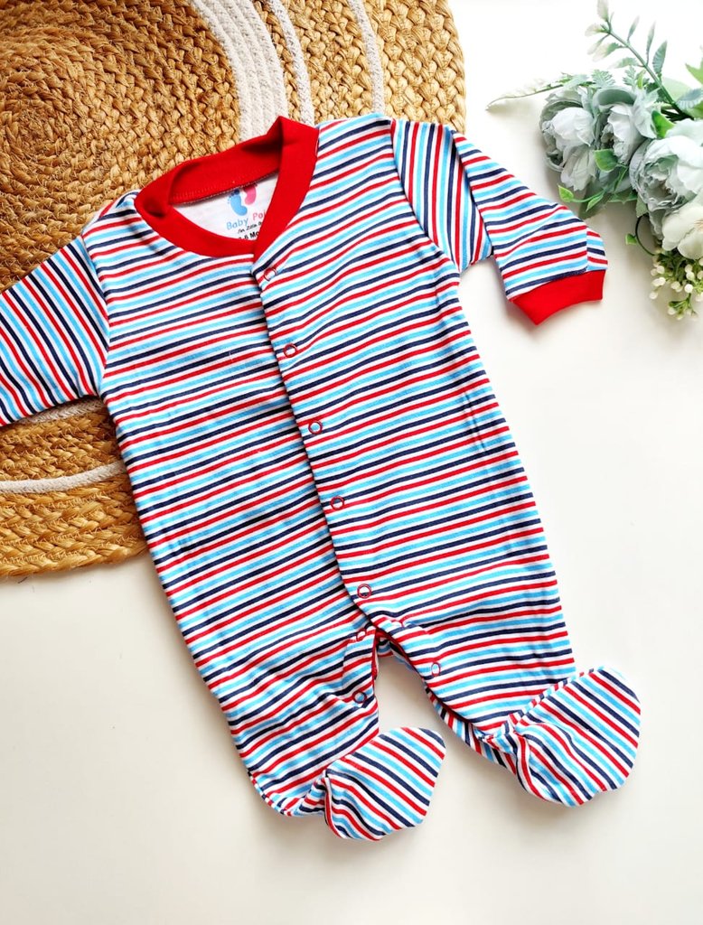 Jumpsuit - Red, White, and Blue Stripe