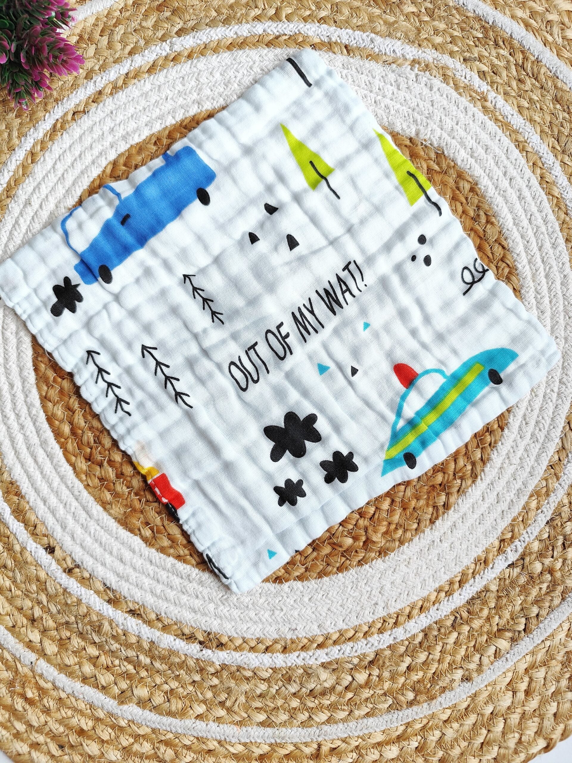 Muslin Colored Wipes - Crinkled 6 Layered image 8