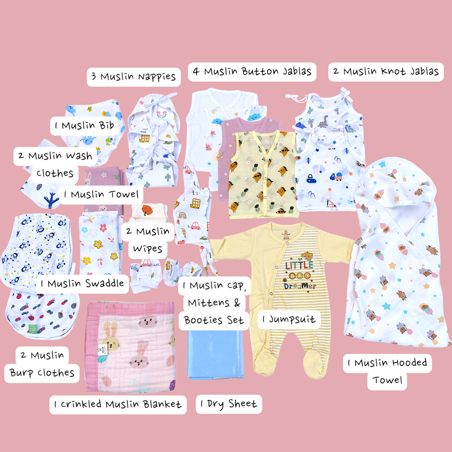 Mom's Hospital Bag - Combo 4 (Random Prints) image 0