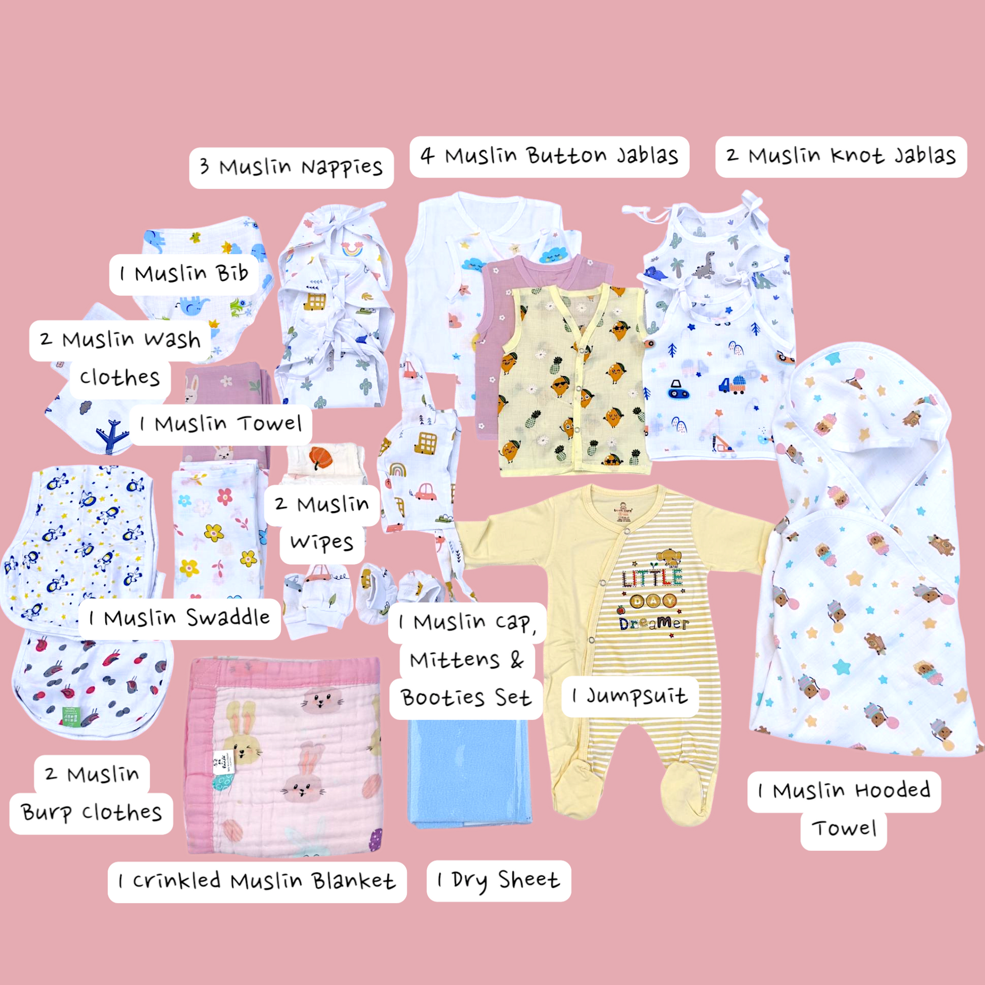 Mom's Hospital Bag - Combo 4 (Random Prints) image 0