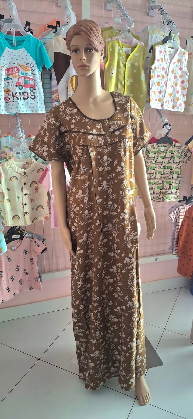 Rayon Feeding Nighties - XL