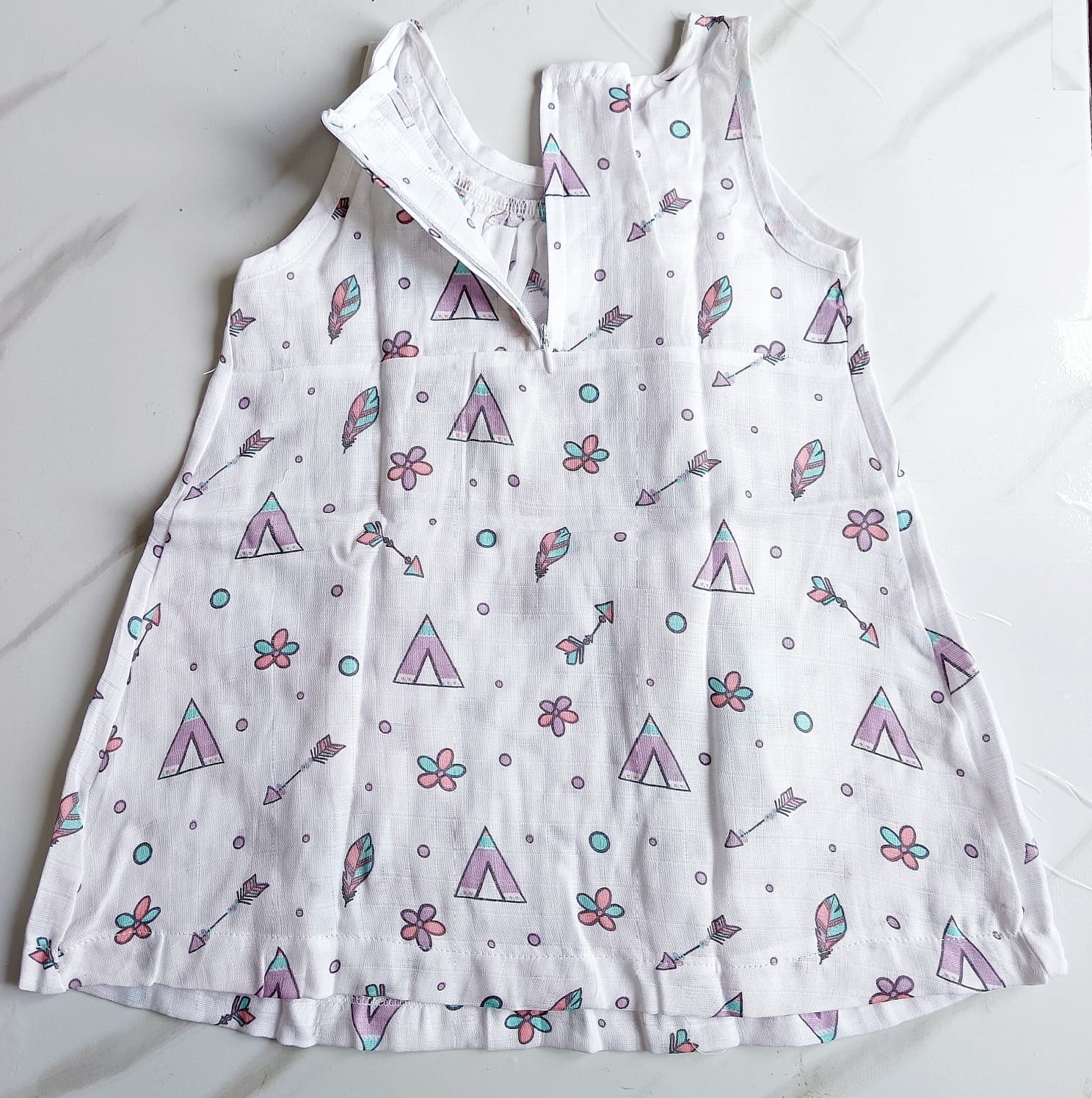 Muslin Zip Frocks (1 - 2 Years) image 9