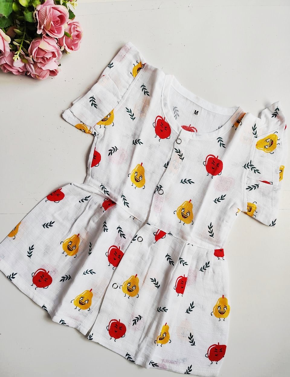 Muslin Frill Hand Frocks (0 - 6 Months) image 4