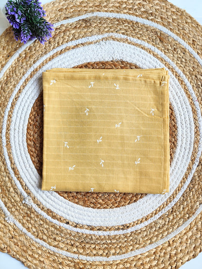 Muslin Colored Swaddle - Mustard image 1