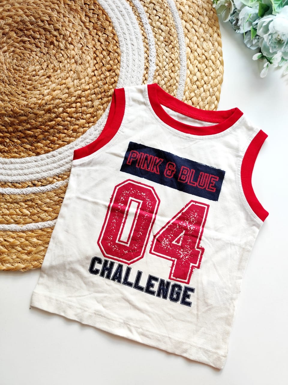 Kids Sleeveless Cotton Top - Challenge 04