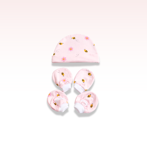 Cap, Mittens & Booties