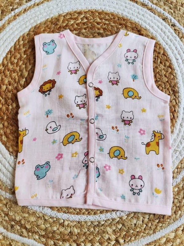 Colored Muslin Jablas - Horse Print