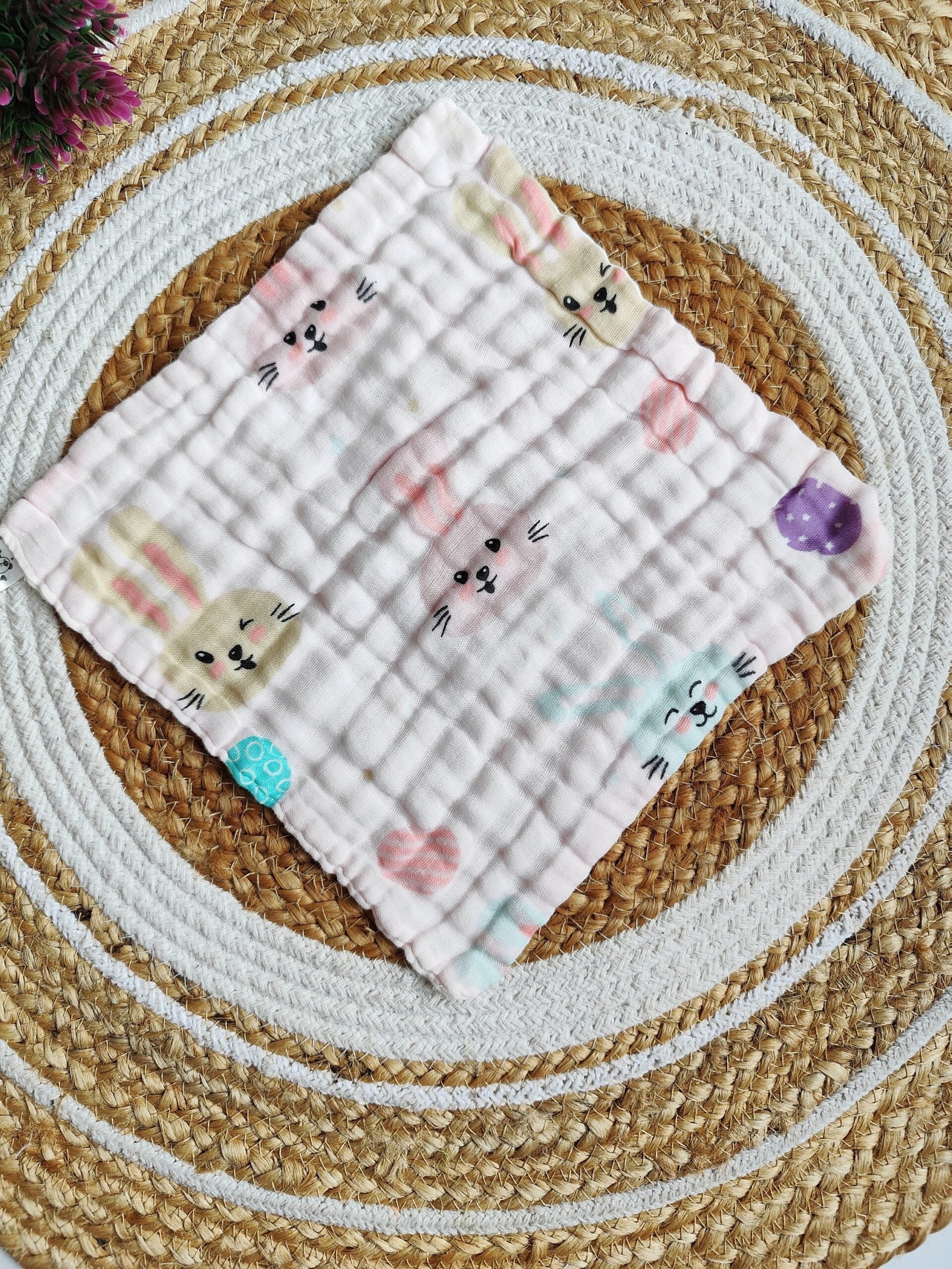 Muslin Colored Wipes - Crinkled 6 Layered image 2