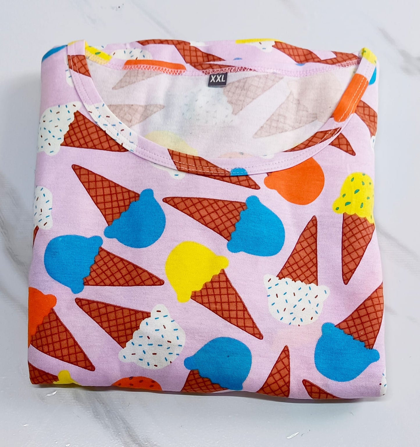 Maternity Lounge Wear - Ice Cream Print (XXL) image 0