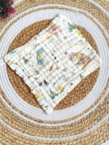 Muslin Colored Wipes - Crinkled 6 Layered image 3