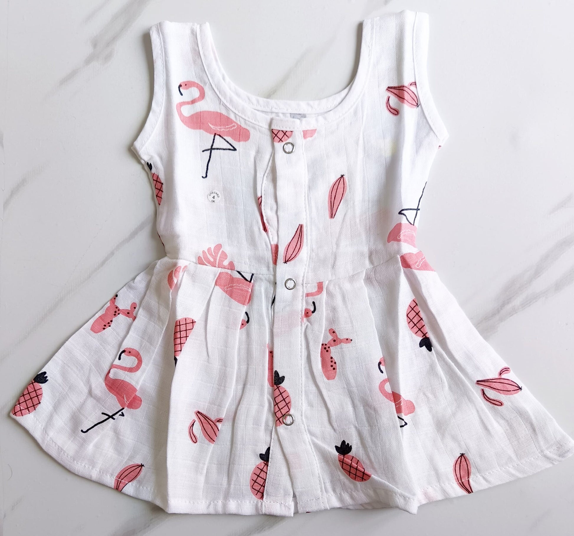 Muslin Hip Cut Frocks image 11