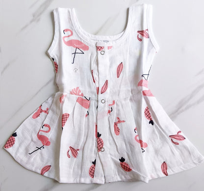 Muslin Hip Cut Frocks image 11