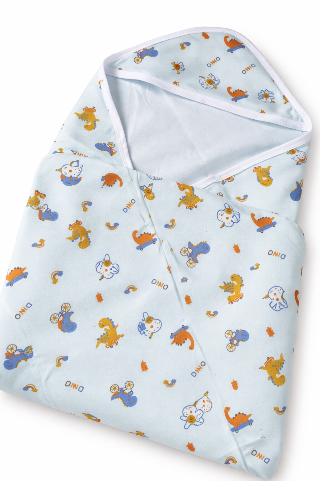 Hosiery Cotton Hooded Towel - Dino