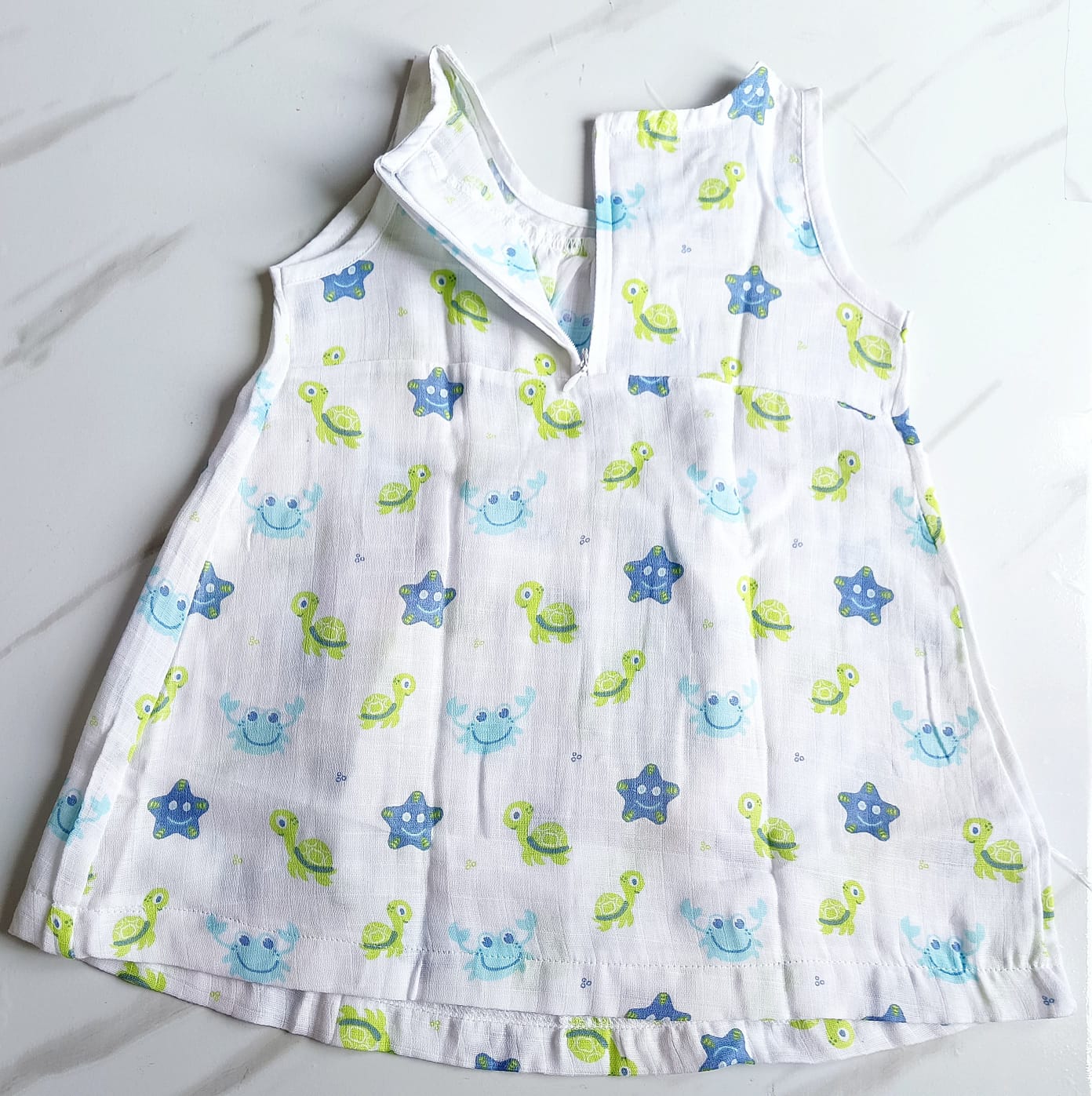 Muslin Zip Frocks (1 - 2 Years) image 3