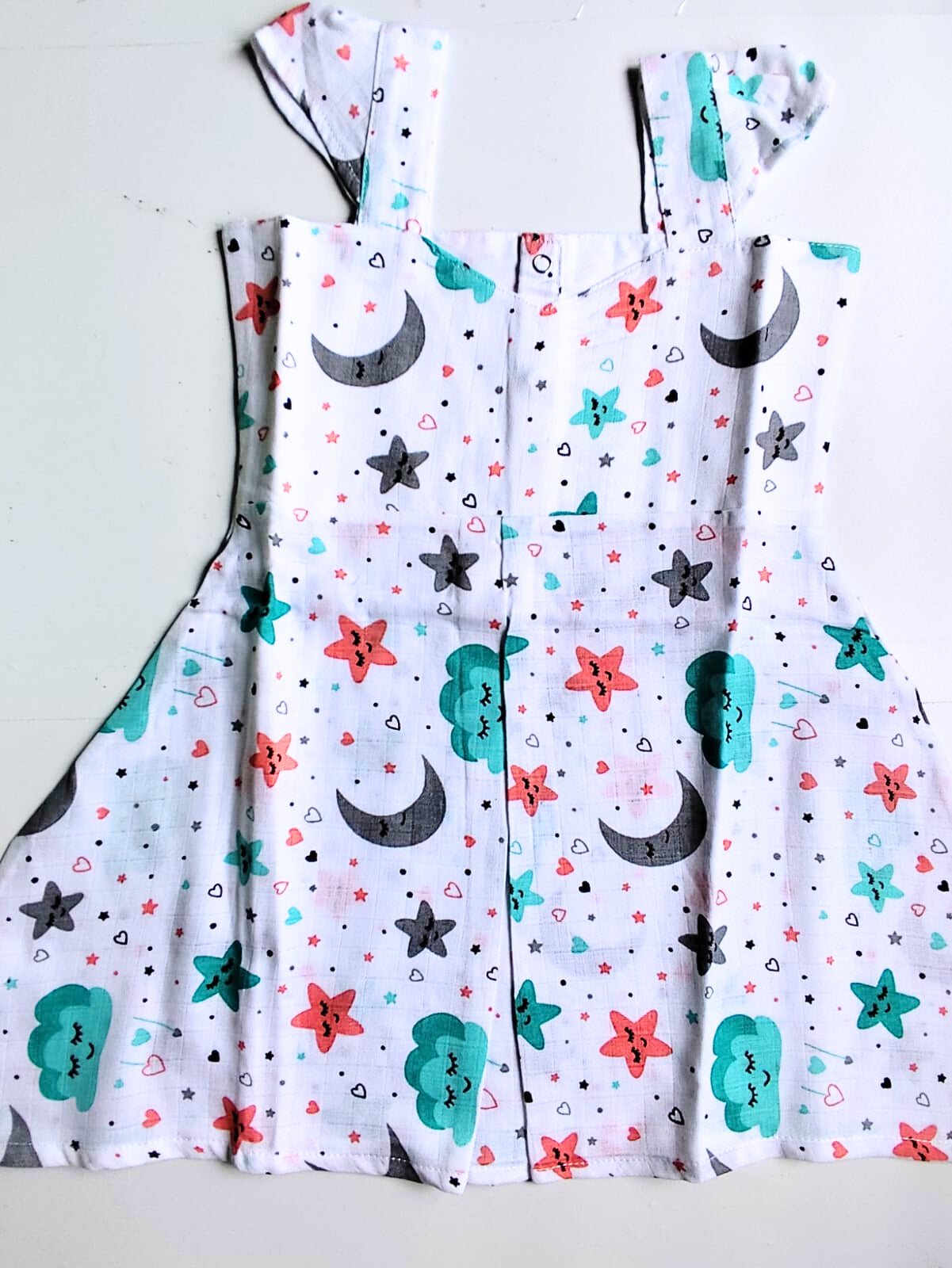 Muslin Strap Frocks image 3