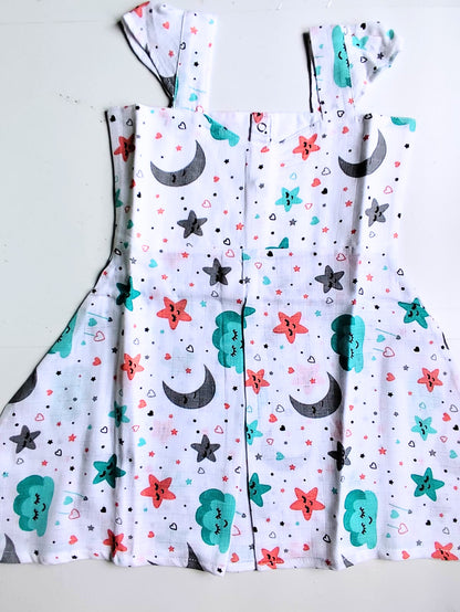 Muslin Strap Frocks image 3