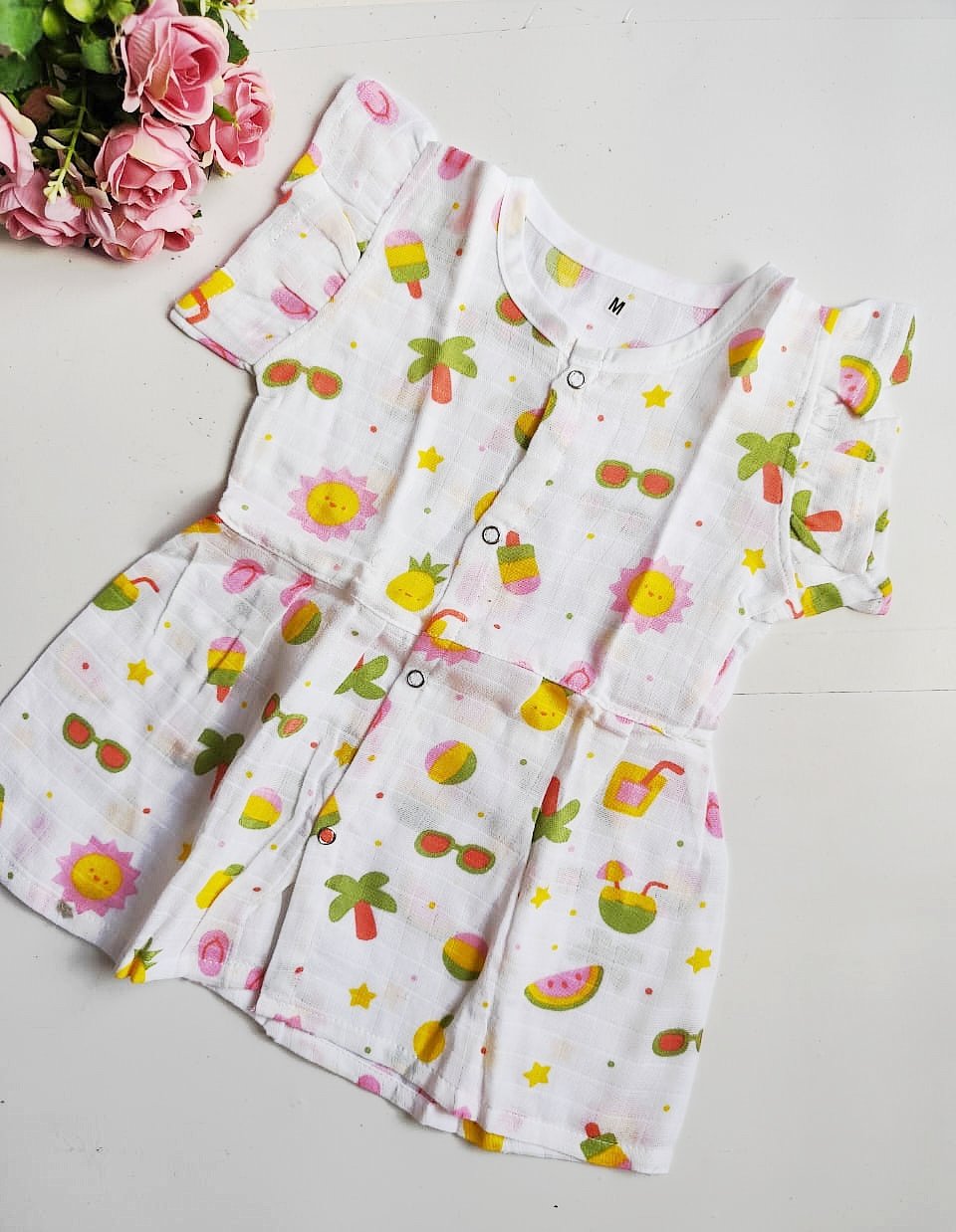 Muslin Frill Hand Frocks (0 - 6 Months) image 2