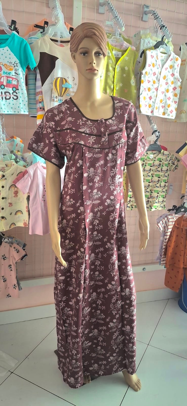 Rayon Feeding Nighties - XL