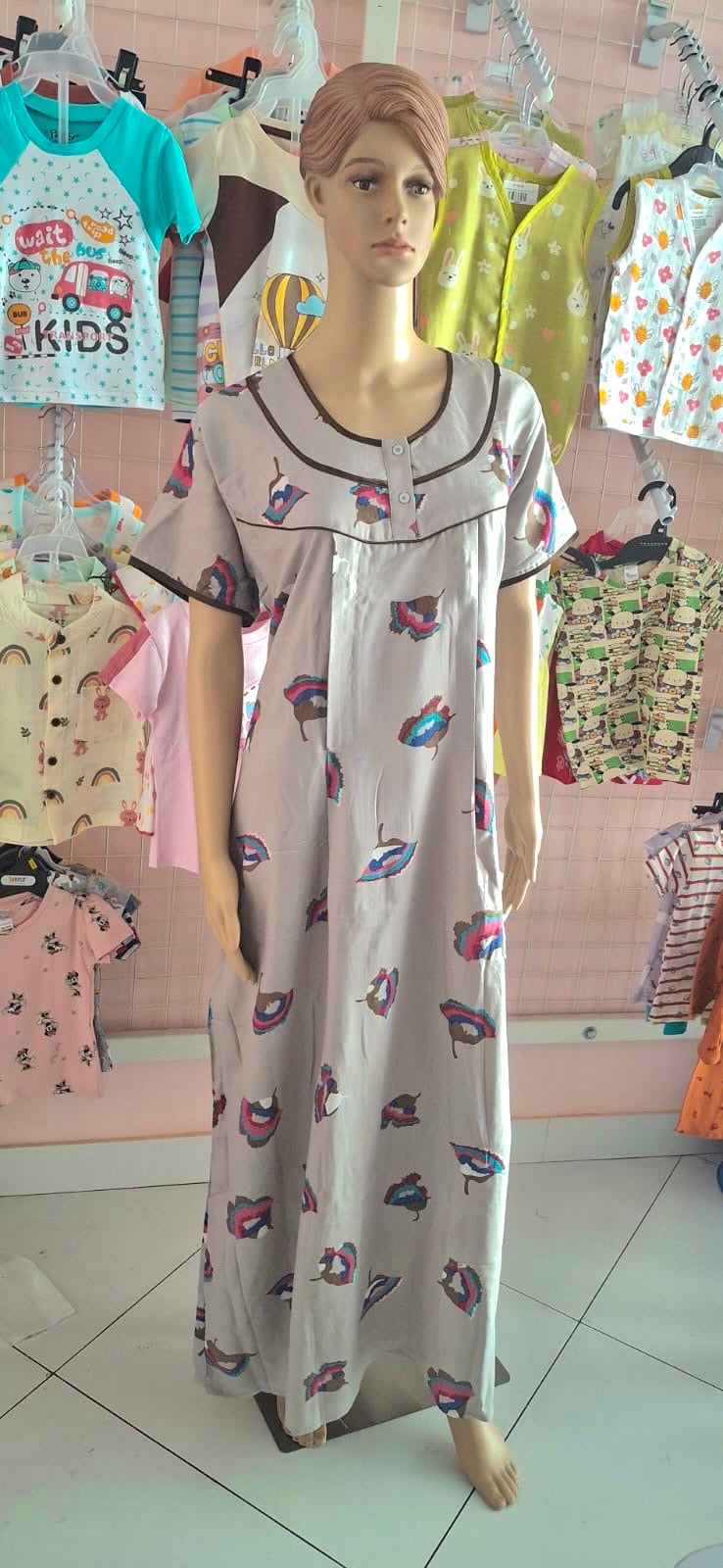 Rayon Feeding Nighties - XL