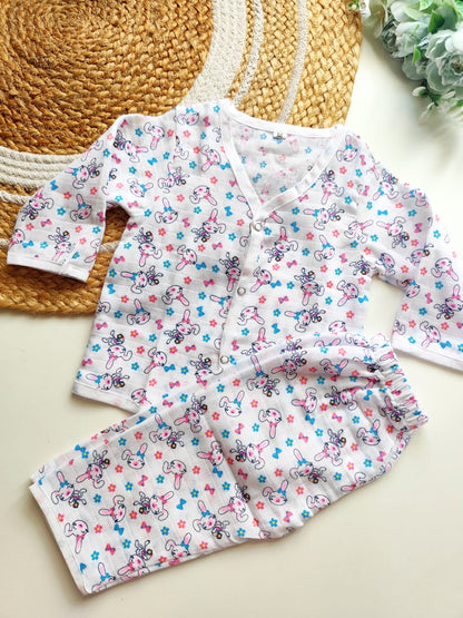 Muslin Night Suits - Rabbit