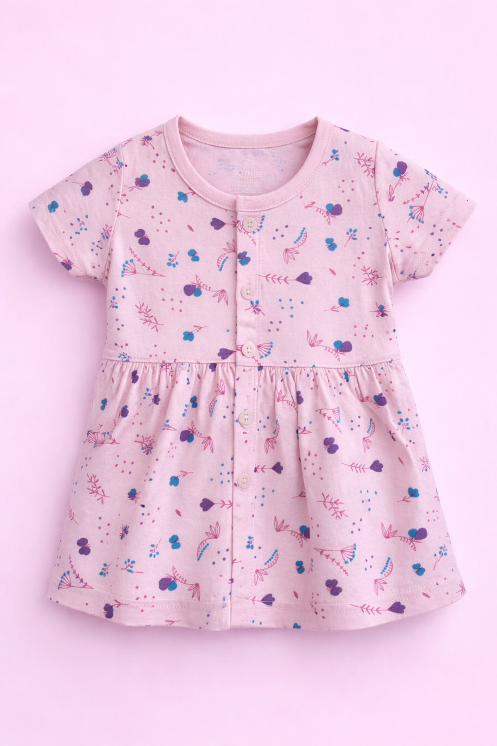 Cotton Frock with Bloomers Set