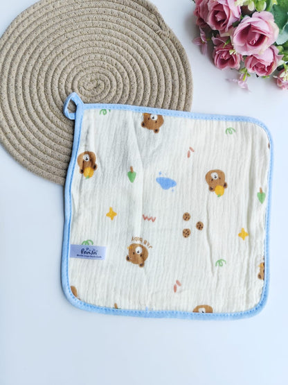 Muslin 4 Layered Wipes (Random Print)