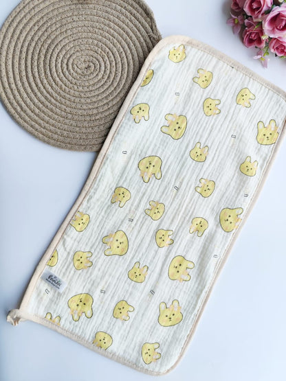 Muslin 4 Layered Burp Cloth (Random Print)