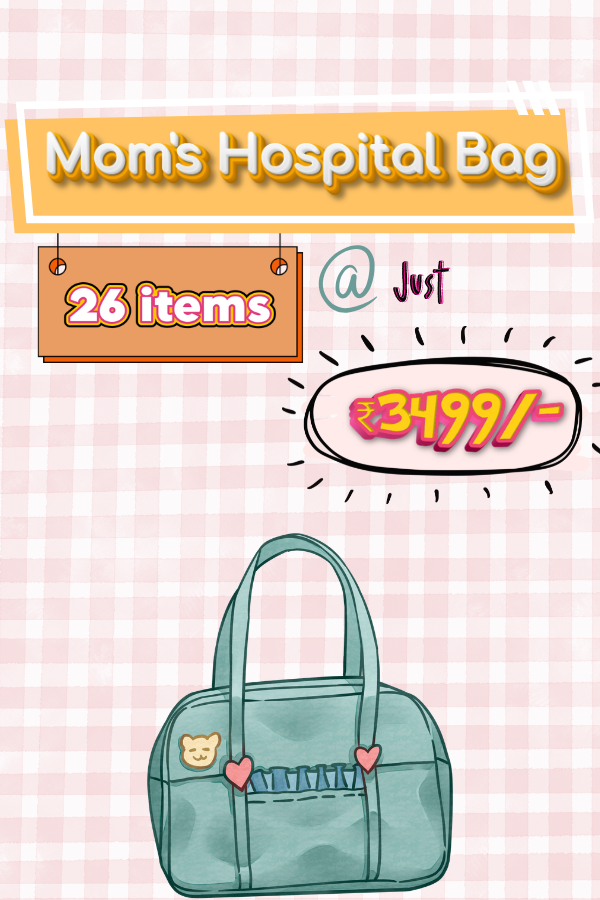 Mom's Hospital Bag (Random Prints/Colors) - 26 Items