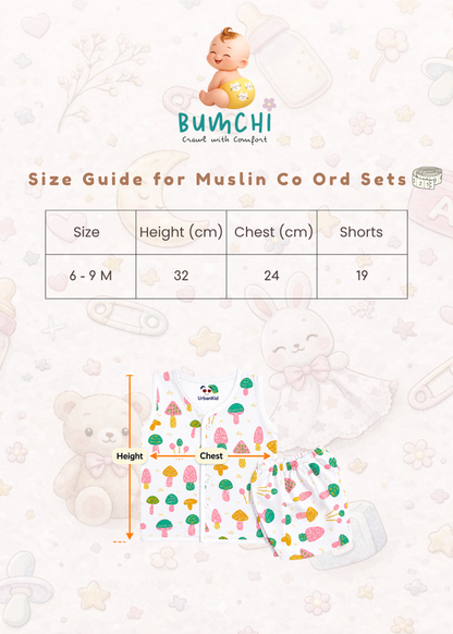 Muslin Co Ord Sets (6 - 9 M)