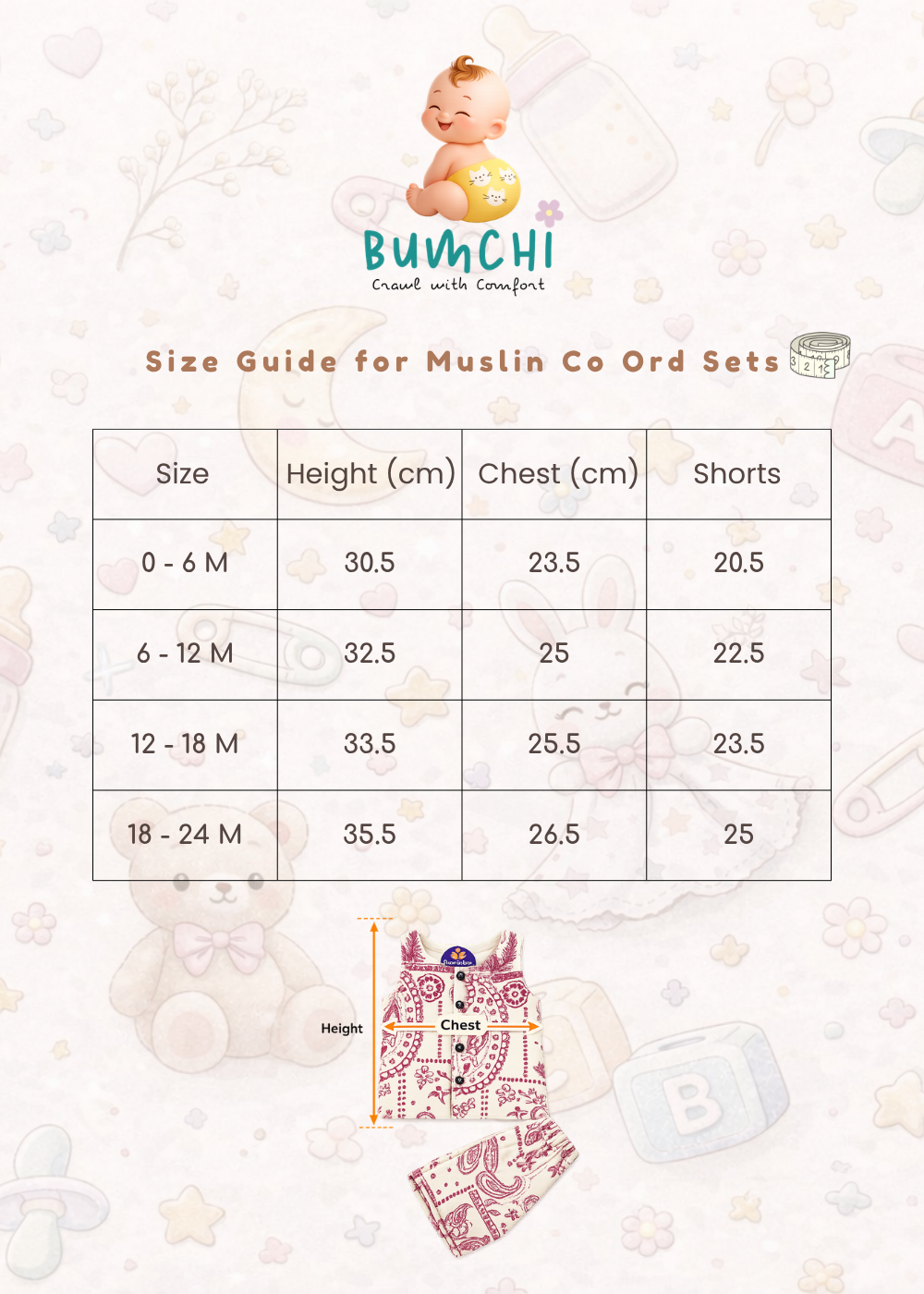 Muslin Sleeveless Co Ord Set - Paisley