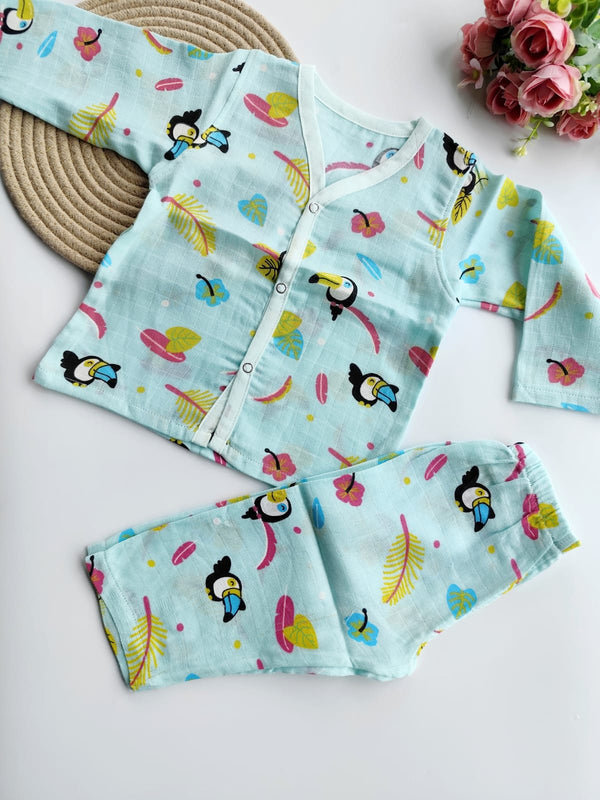 Colored Night Suit - Toucan