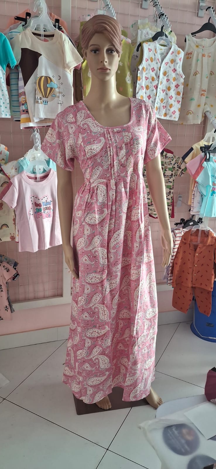 Rayon Feeding Nighties - XL