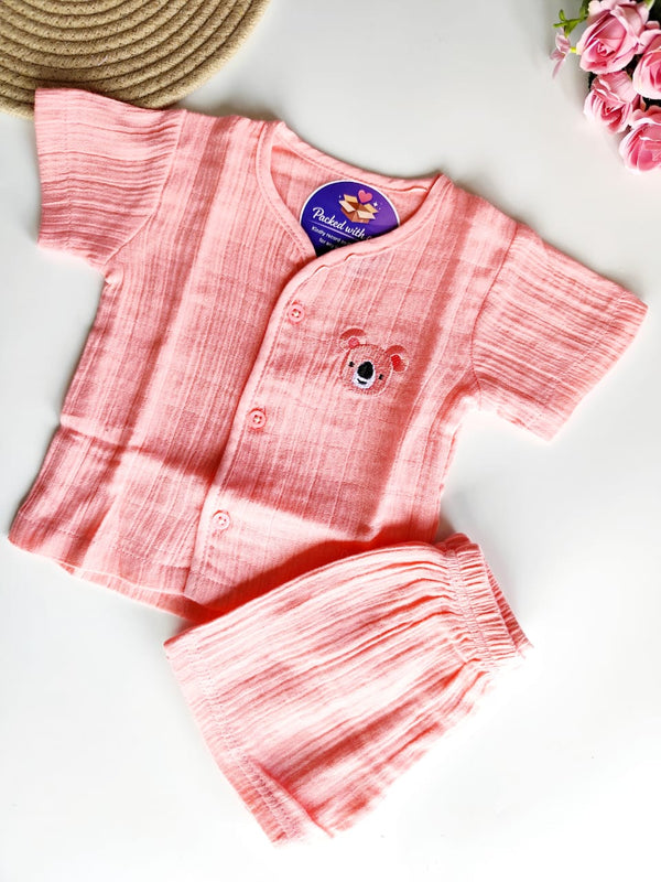 Muslin Co Ord Set - Cotton Candy