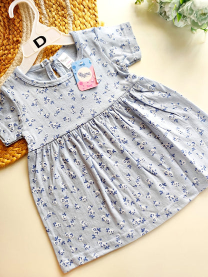 Blue Floral Frock