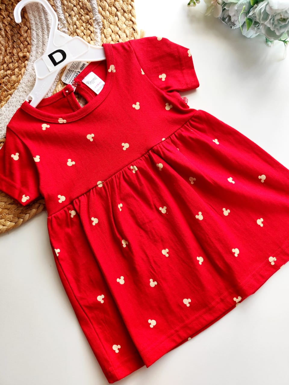 Red Mickey Mouse Frock