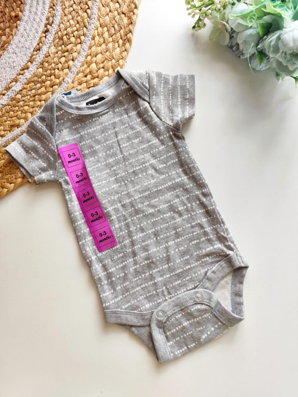 Onesies - Grey Dotted