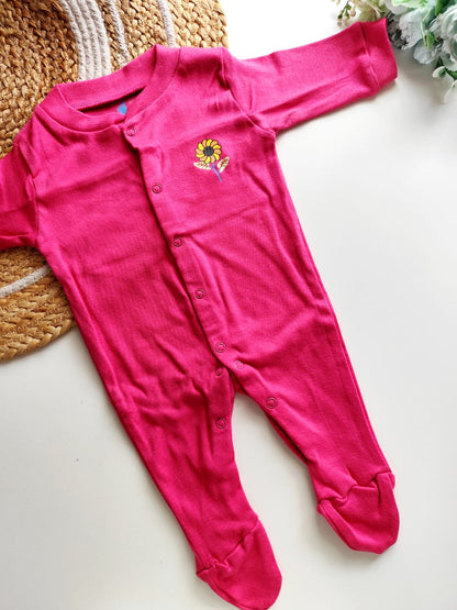 Jumpsuit - Fuchsia Sunflower