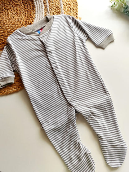Jumpsuit - Grey Stripe