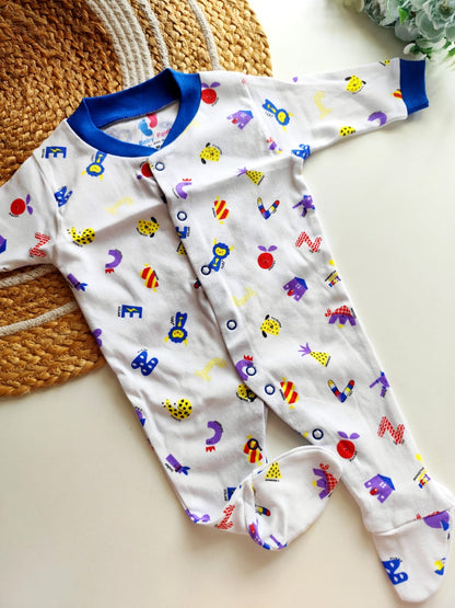 Jumpsuit - Colorful Alphabet Fun