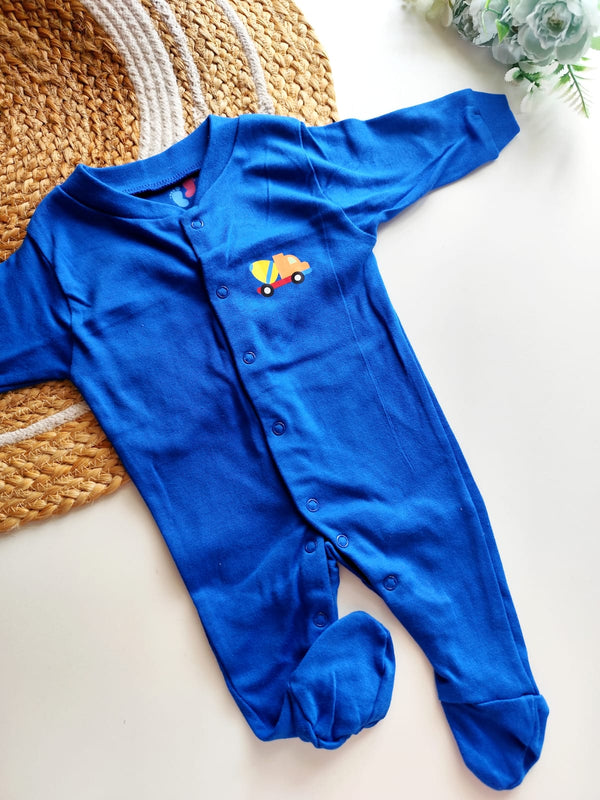 Jumpsuit - Blue Construction Truck