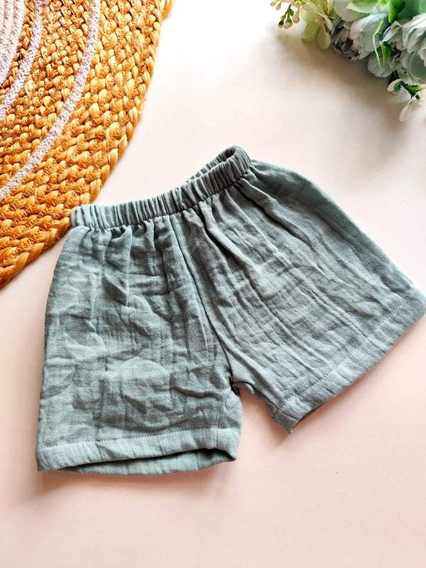 Muslin Trousers - Mist Green